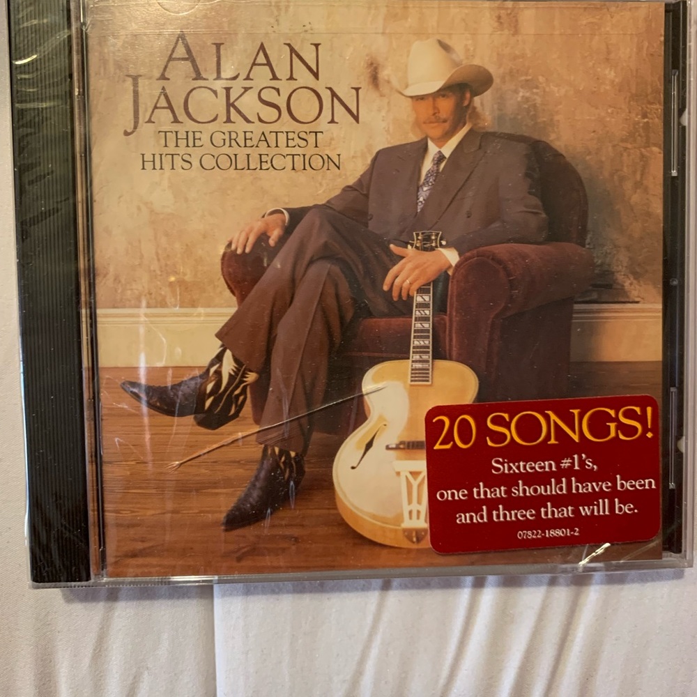 Alan JACKSON ‎– the Greatest Hits Collection/Arista. New! Sealed. Small in case.